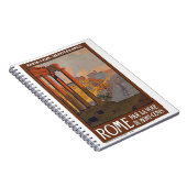 Ancien Carnet de Voyage Français Rome (Côté Droit)