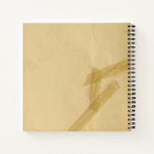 Ancien carnet journal journal journal journal jour (Dos)