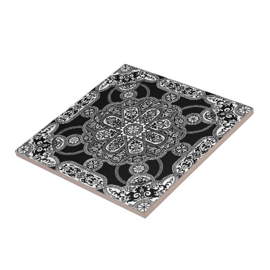 Ancien carreau en céramique romaine (Côté)