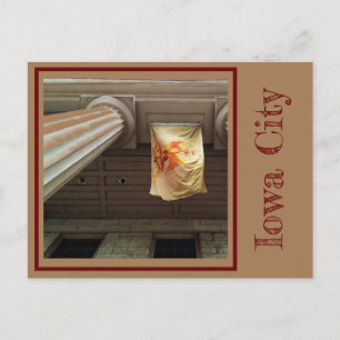 Ancien drapeau Casquette historique Iowa Carte pos