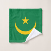 Ancien drapeau de Mauritanie (Gant de toilette)
