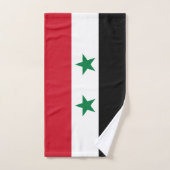 Ancien drapeau de Syrie (Serviette à main)