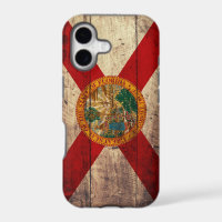 Ancien drapeau en bois de Floride ;