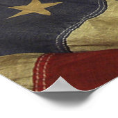 Ancien drapeau Nous le peuple Poster (Coin)