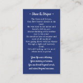 Ancien drapeau Photo Funérailles Carte de prière c (Dos)