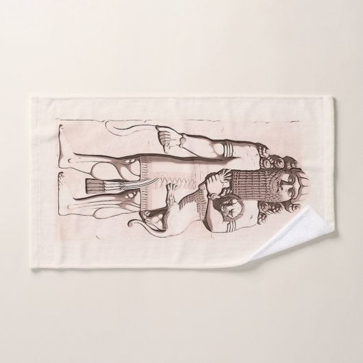 Ancien ensemble de serviettes Assyria (Serviette à main)