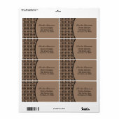 Ancien Étiquette d'expédition Arches (Feuille entière)
