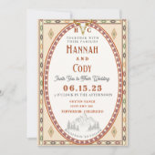 Ancien Faire-part de mariage frontalier Ouest (Devant)