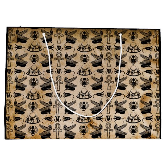 Ancien Hiéroglyphe Égyptien Sac cadeau à thème (Dos)