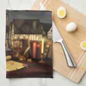 Ancien Horizons Serviette de cuisine (Quart Plié)