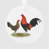 Ancien jeu anglais Bantams : BB Red Pair (dos)