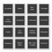 Ancien jeu d'épices de l'école 1 Étiquettes boutei (Devant)