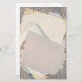 Ancien livre couvre papeterie (Devant / Derrière)