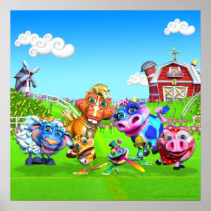 Ancien Mac Donald 18x18 Poster