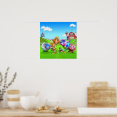 Ancien Mac Donald 18x18 Poster (Cuisine)