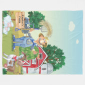 Ancien MacDonald's ferme couverture en polaire per (Devant (Horizontal))