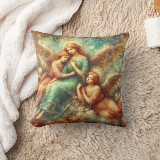 Ancien Maître Style Anges Art Jeu Oreiller (Couverture)