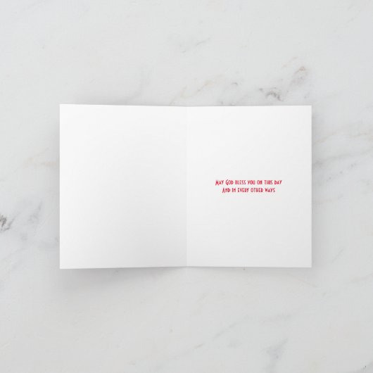 Ancien mari encore amis cartes d'anniversaire (Intérieur)