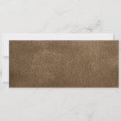 Ancien mariage vintage Invitation de billet (Dos)