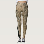 Ancien marqueur en bois Grave Leggings (Devant)