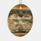 Ancien Monde Carte Ornement de Noël (Droite)