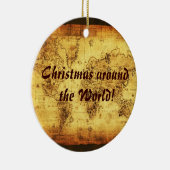 Ancien Monde Carte Ornement de Noël (Droite)