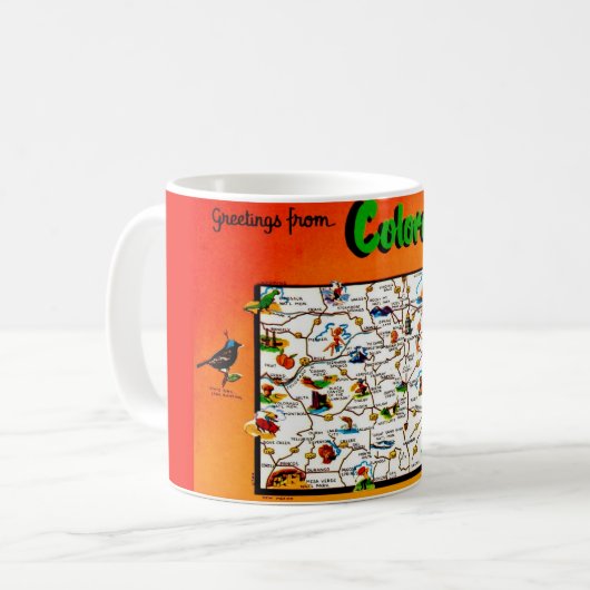 Ancien Mug Colorado Coloré (Devant gauche)