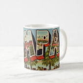 Ancien Mug de salutation de Tampa Floride (Devant droit)