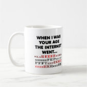 Ancien Mug Internet Drôle (Gauche)