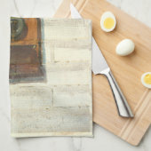 ancien mur téléphone serviette de cuisine (Quart Plié)