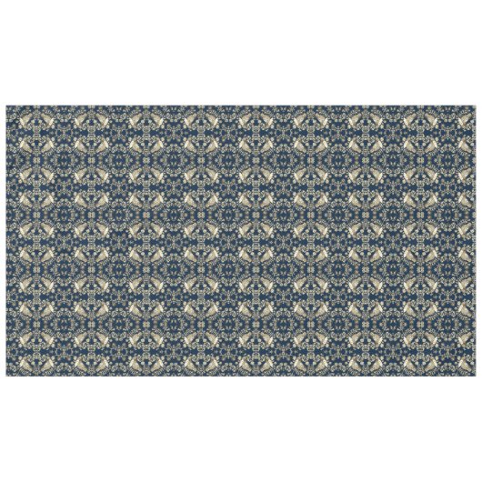 Ancien Oiseau Willow Style Marine bleu nappe (Devant (Horizontal))