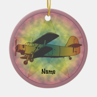 Ancien ornement d'avion de beauté
