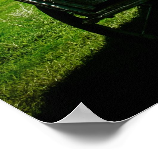 Ancien Ouest Couvert Wagon 02 Poster (Coin)