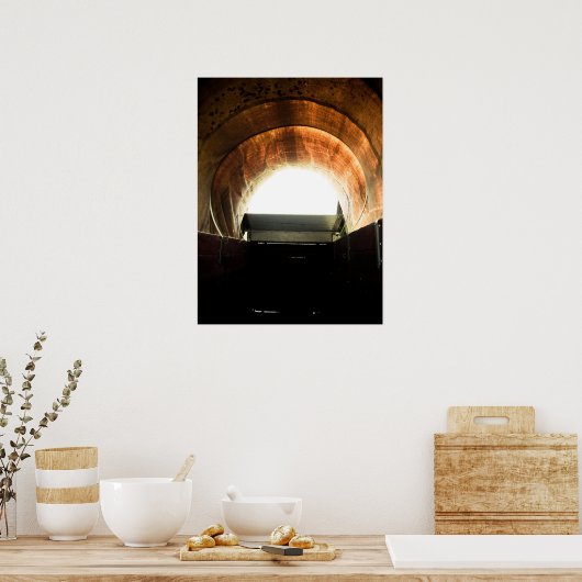 Ancien Ouest Couvert Wagon 05 Poster (Cuisine)