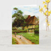 Ancien Pays Anglais Cartes de voeux (Fleur jaune)