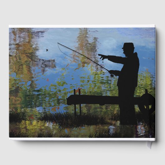 Ancien Pêche Retraite Livre d'Invité (Verso)