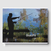 Ancien Pêche Retraite Livre d'Invité (Recto)