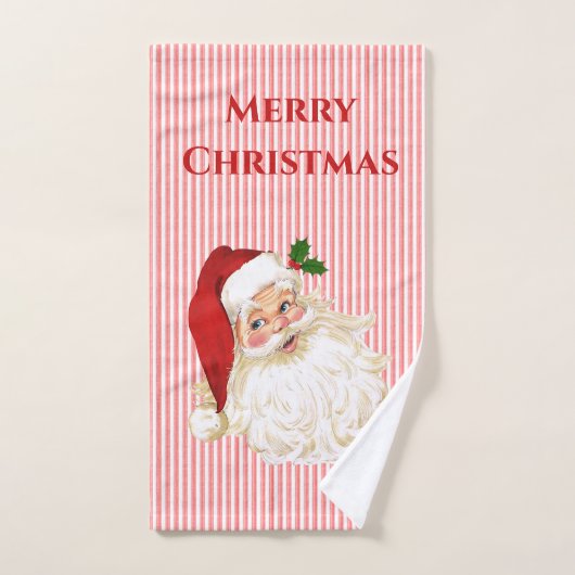 Ancien Père Noël serviette à main (Serviette à main)