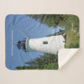 Ancien phare de Presque Isle couverture sherpa (Devant (Horizontal))