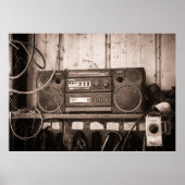 Ancien poster de Radio Retro (Devant)