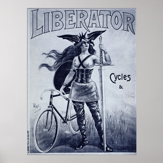 Ancien poster de vélo (Devant)