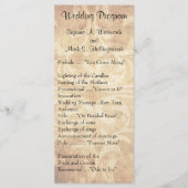 Ancien programme de mariage de mode (Devant)