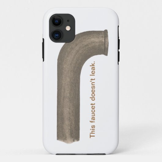 Ancien robinet, coque iphone (Dos)