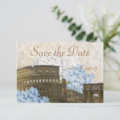Ancien Rome Blue Hydrangea Enregistrer la carte Da (Debout devant)