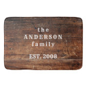 Ancien tapis de bain en bois rustique (Devant)