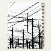 Ancien téléphone et lignes électriques (Dos)