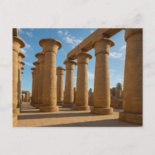 Ancien Temple Majestic Luxor Carte postale Art (Devant)