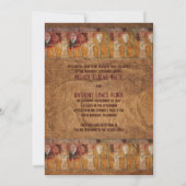 Ancien thème égyptien Faire-part de mariage (Dos)