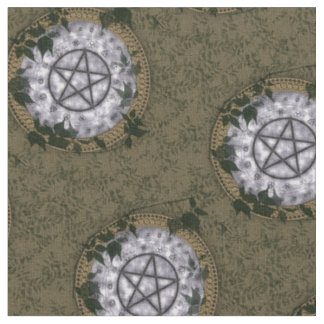 Ancien Tissu de l'Autel du Pentacle Magick Pagan