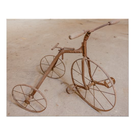 ANCIEN TRICYCLE 1928 POSTER PARFAIT (Devant)